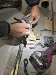 広島県　Ｍ社　マンションの床見切りを施工